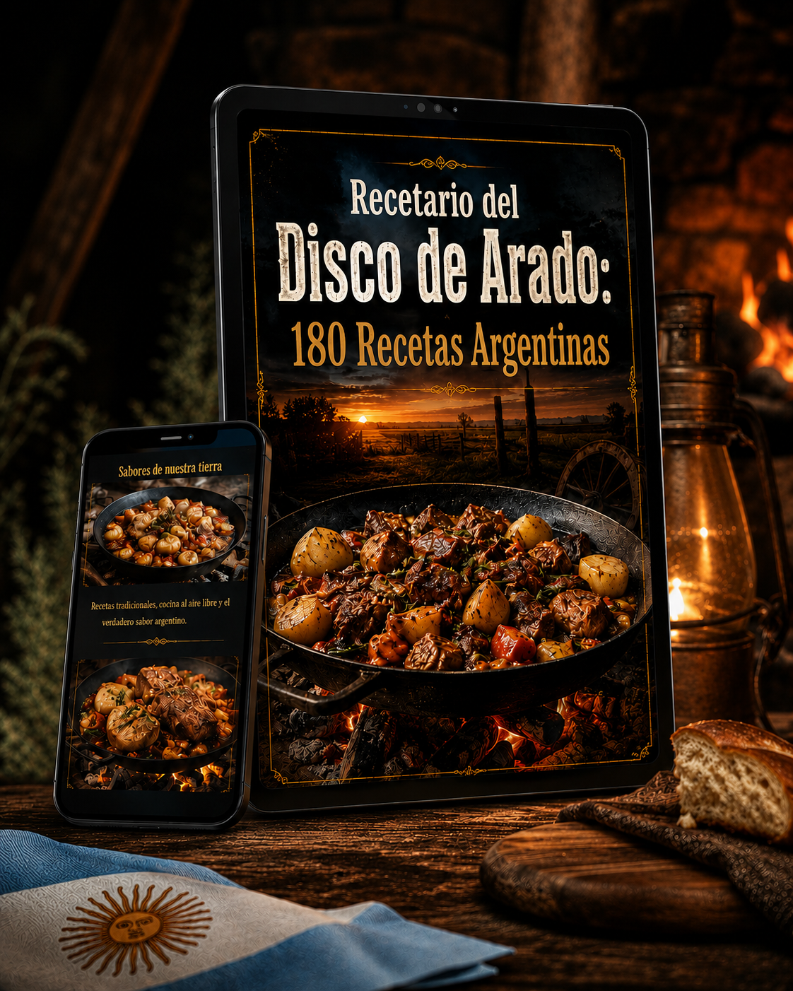 Recetario del Disco de Arado: +180 Recetas Argentinas + 5 bonus